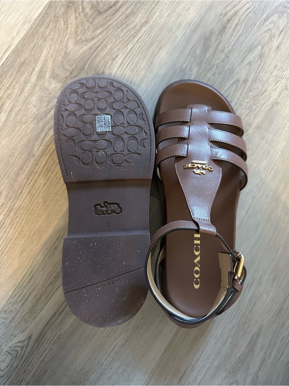 Coach Leather Sandals - Picture 3 of 3